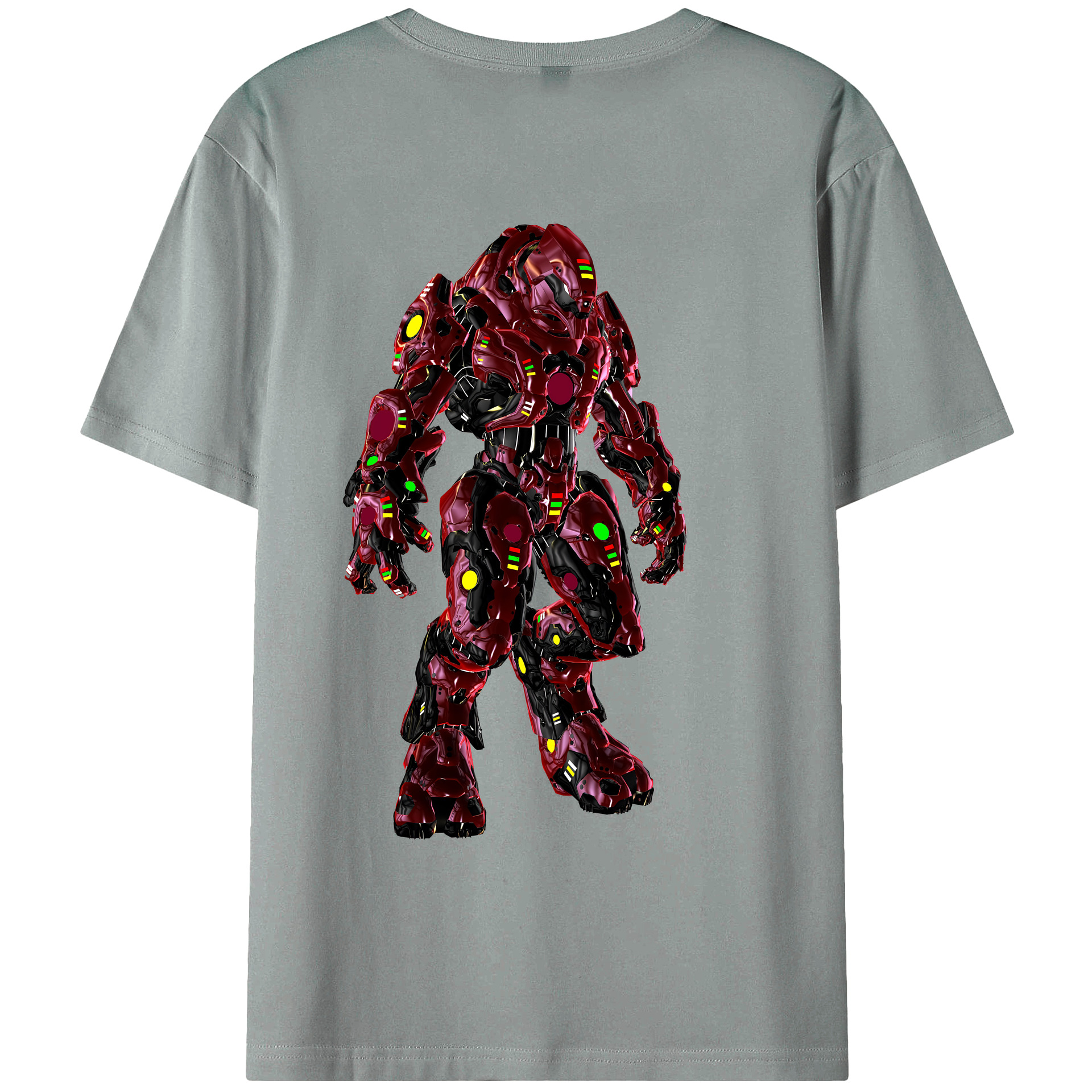 （画像用） Transformers トランスフォーマー 綿100％ メンズ半袖Tシャツ（バックプリント） 通気性